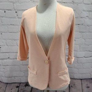 Mece Soft light pink one button blazer